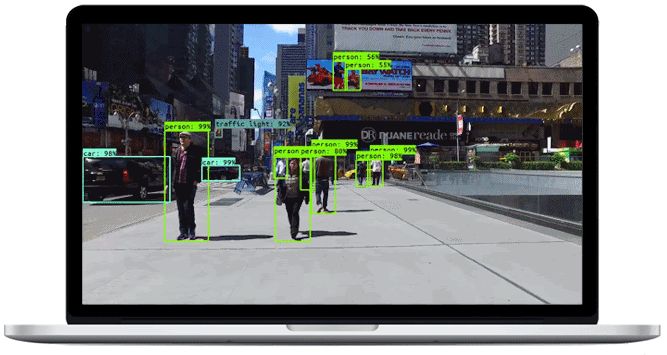 Demo showing how computer vision recognizes images