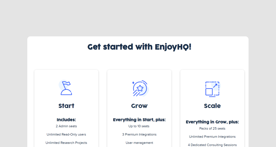 EnjoyHQ pricing